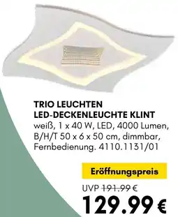 Hardeck Trio leuchten led-deckenleuchte klint Angebot