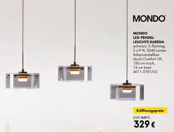 Hardeck Mondo led-pendelleuchte karena Angebot