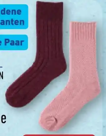 Aldi Nord Up2Fashion Damen Woll­socken Angebot