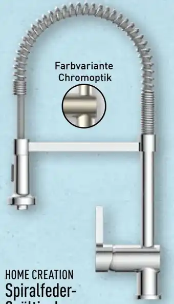 Aldi Nord Home Creation Spiralfeder-Spültisch­armatur Angebot