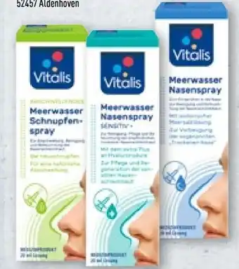 Aldi Nord Vitalis Meerwasser Nasenspray Angebot