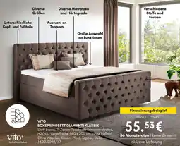 Hardeck Vito boxspringbett diamanti klassik Angebot