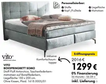Hardeck Vito boxspringbett somo Angebot