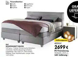 Hardeck Ruf boxspringbett belvedi Angebot