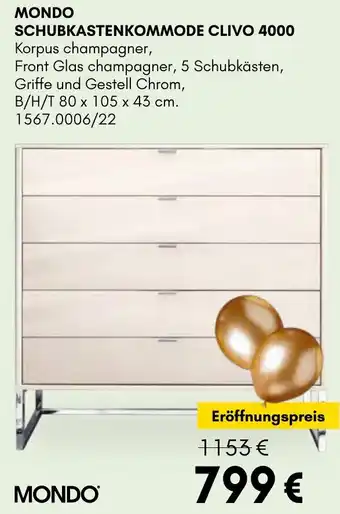 Hardeck Mondo schubkastenkommode clivo 4000 Angebot