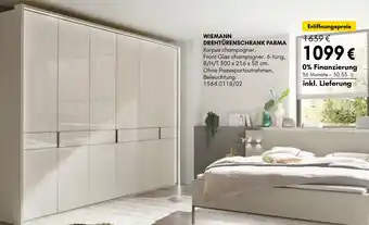 Hardeck Wiemann drehtürenschrank parma Angebot