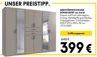 Hardeck DREHTÜRENSCHRANK DÜSSELDORF von hardi Angebot