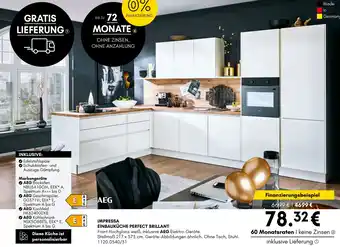 Hardeck Impressa einbauküche perfect brillant Angebot