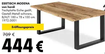Hardeck ESSTISCH MODENA von hardi Angebot