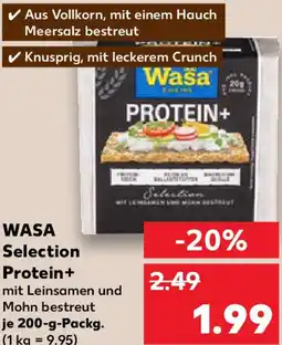 Kaufland WASA Selection Protein+ Angebot
