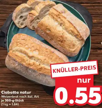 Kaufland Ciabatta natur Angebot