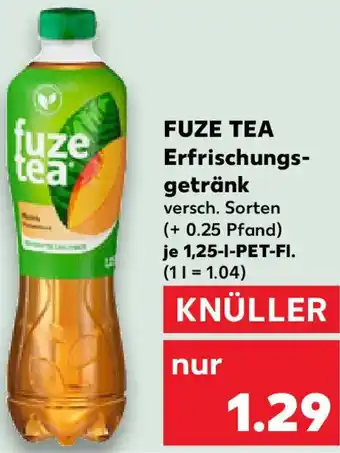Kaufland FUZE TEA Erfrischungsgetränk Angebot