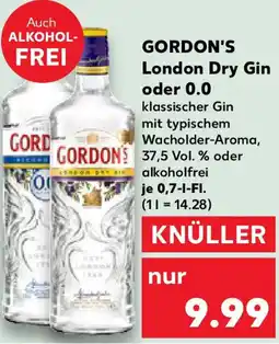 Kaufland GORDON'S London Dry Gin oder 0.0 Angebot