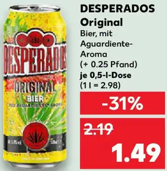 Kaufland DESPERADOS Original Angebot