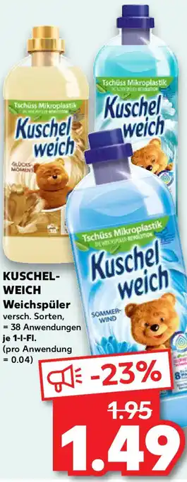 Kaufland KUSCHELWEICH Weichspüler Angebot