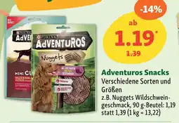 Fressnapf Adventuros Snacks Angebot