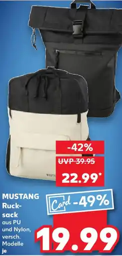 Kaufland MUSTANG Rucksack Angebot