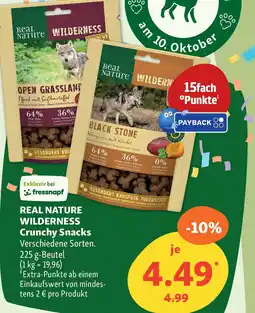 Fressnapf REAL NATURE WILDERNESS Crunchy Snacks Angebot