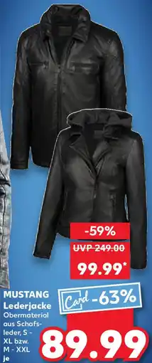 Kaufland MUSTANG Lederjacke Angebot