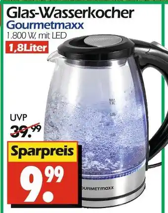 Wreesmann Gourmetmaxx glas-wasserkocher Angebot