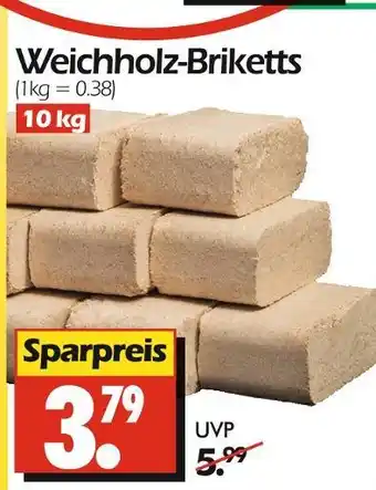 Wreesmann Weichholz-briketts Angebot