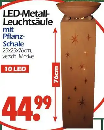 Wreesmann Led-metall-leuchtsäule Angebot