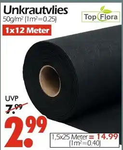 Wreesmann Top flora unkrautvlies 50g/m² Angebot