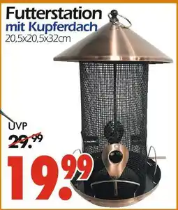 Wreesmann Futterstation mit kupferdach Angebot