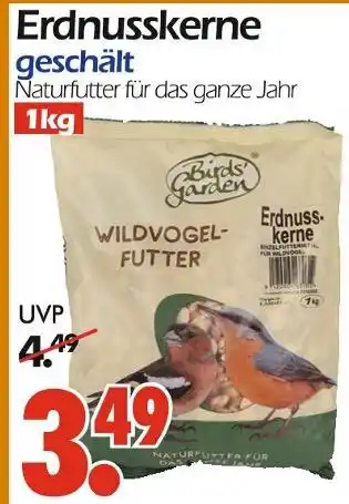 Wreesmann Birds garden erdnusskerne geschält Angebot