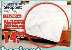 Wreesmann 4 jahreszeiten steppbett Angebot