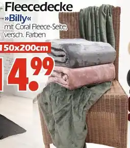 Wreesmann Fleecedecke billy Angebot