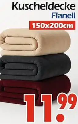Wreesmann Kuscheldecke flanell Angebot