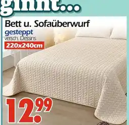 Wreesmann Bett u. sofaüberwurf Angebot