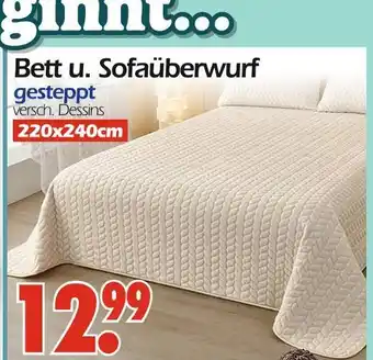 Wreesmann Bett u. sofaüberwurf Angebot