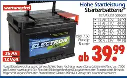 Wreesmann Starterbatterie 36 ah, 12v Angebot