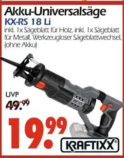 Wreesmann Kraftixx akku-universalsäge kx-rs 18 li Angebot