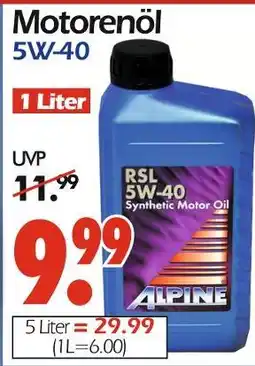 Wreesmann Alpine motorenöl 5w-40 Angebot
