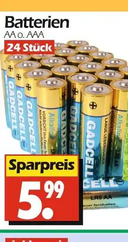 Wreesmann Batterien aa o. aaa Angebot