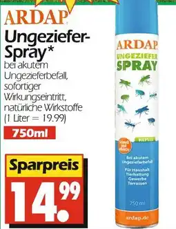 Wreesmann Ardap ungeziefer-spray Angebot