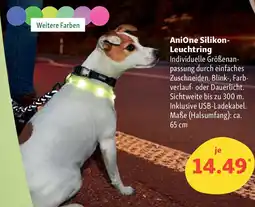 Fressnapf AniOne Silikon- Leuchtring Angebot