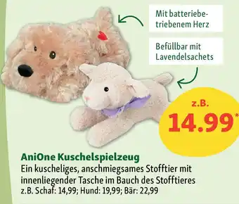Fressnapf AniOne Kuschelspielzeug Angebot