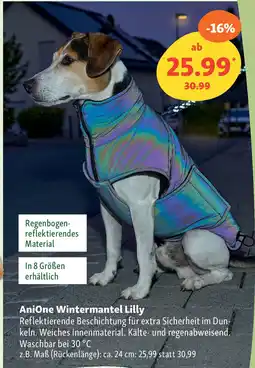 Fressnapf AniOne Wintermantel Lilly Angebot