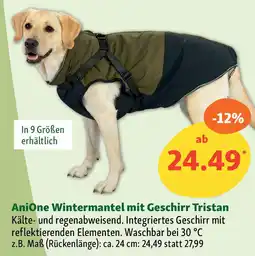 Fressnapf AniOne Wintermantel mit Geschirr Tristan Angebot