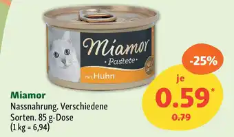Fressnapf Miamor Nassnahrung. Angebot