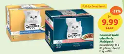 Fressnapf Gourmet Gold oder Perle Multipack Nassnahrung. Angebot
