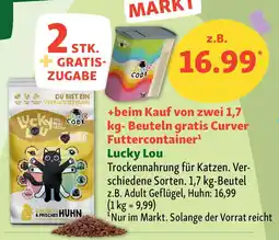 Fressnapf Lucky Lou Trockennahrung für Katzen. Angebot