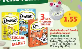 Fressnapf Dreamies Snacks Angebot