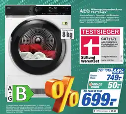 Expert Technomarkt AEG Wärmepumpentrockner TR8T870EX Angebot