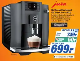Expert Technomarkt jura Kaffeevollautomat E6 Dark Inox (EC) Angebot