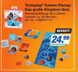 Expert Technomarkt tonles Tonieplay Games Disney: Das große Kingdom-Quiz Angebot